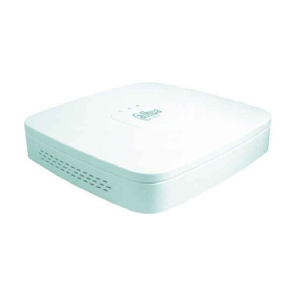 Dahua 4CH IPカメラ4K対応 4PoE給電ハブ付ネットワークレコーダー 204.6×204.6×45.6 ホワイト DHI-NVR4104-P-4KS2 2TB-1 1点
