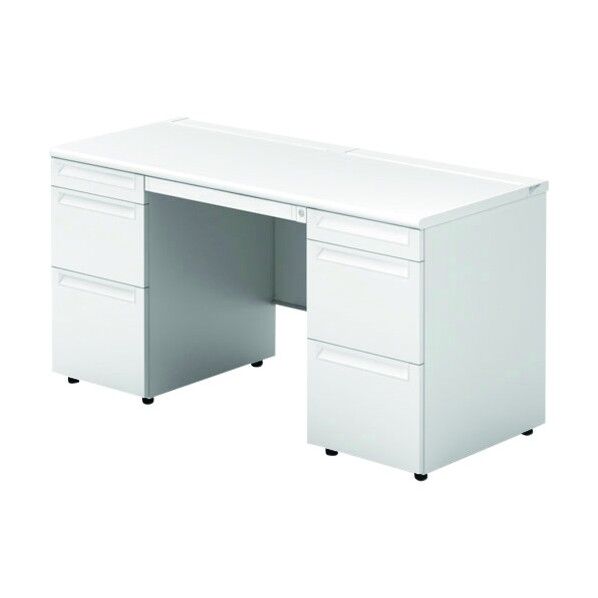 775701)US 両袖机 US-146D-33 WS/W4 1点