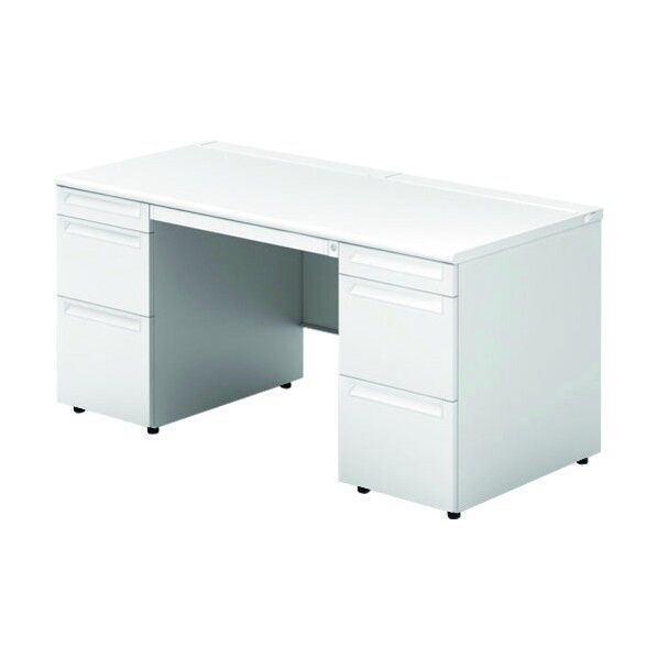 775680)US 両袖机 US-157D-33 WS/W4 1点