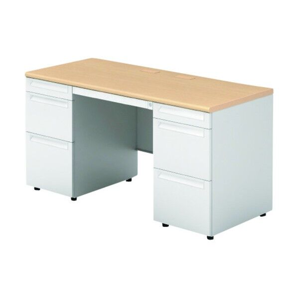 669702)US 両袖机 US-NS146D-33 WM/W4 1点