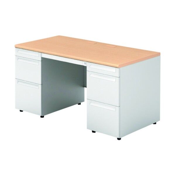 669684)US 両袖机 US-NS147D-33 WM/W4 1点