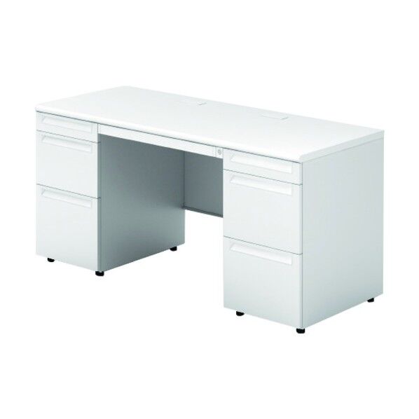 669698)US 両袖机 US-NS156D-33 WS/W4 1点