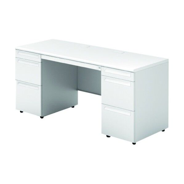 669695)US 両袖机 US-NS166D-33 WS/W4 1点