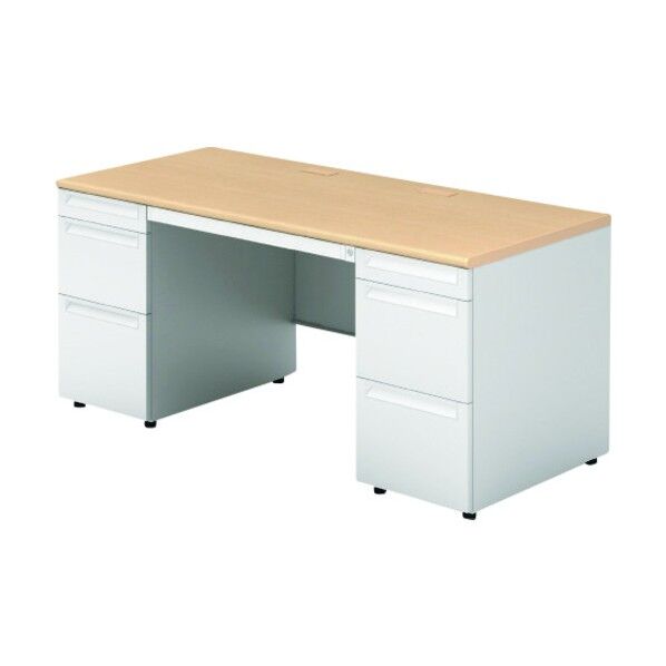 669678)US 両袖机 US-NS167D-33 WM/W4 1点