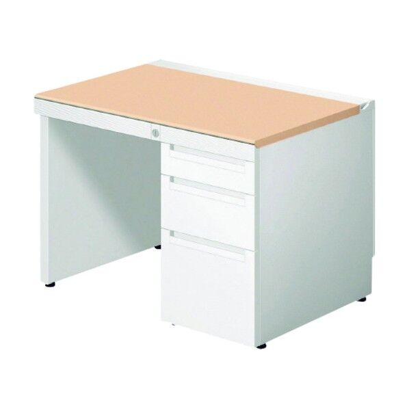 673120)ステージオ 片袖机 ST-147L-P3 WS/BK 1点