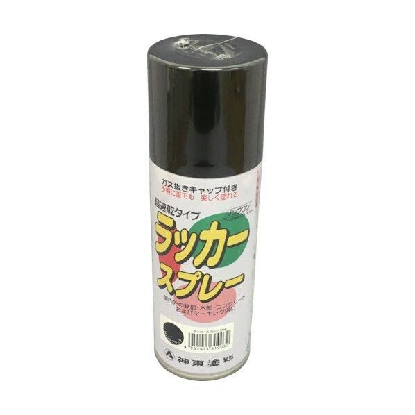 シントーファミリー ラッカースプレー ブラック 300ML ブラック 3103-0.3 1本...