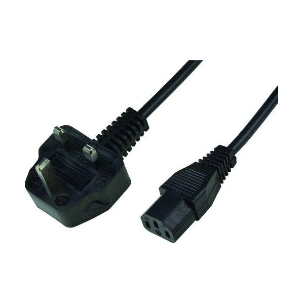 POWER CORD IEC C-13 UK PLUG