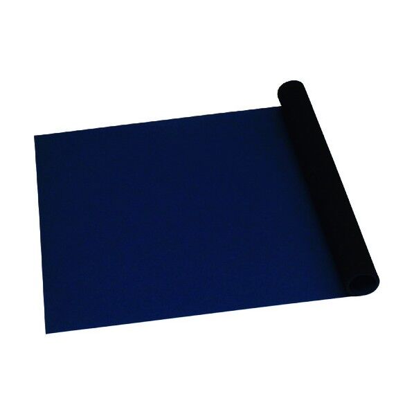 静電気拡散性ラバーマット T2プラス ダークブルー 1.5mm x 900mm x 12.2m 66406 1点