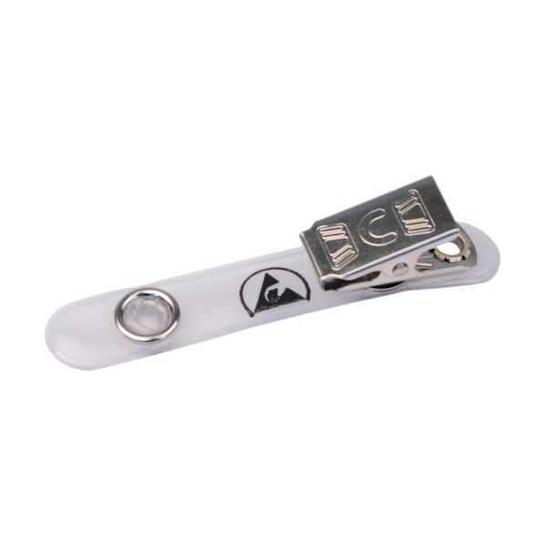 静電対策ネームカードホルダー用クリップ 73mm 34431 1点