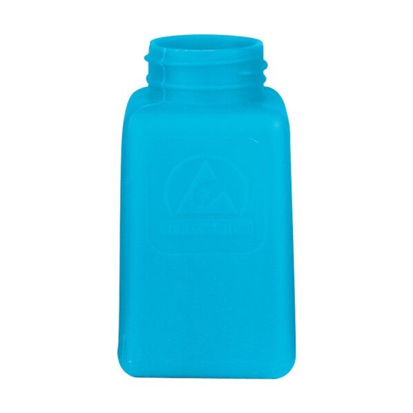 静電気拡散性ボトル ボトルのみ HDPE 青 180cc 35261 1点