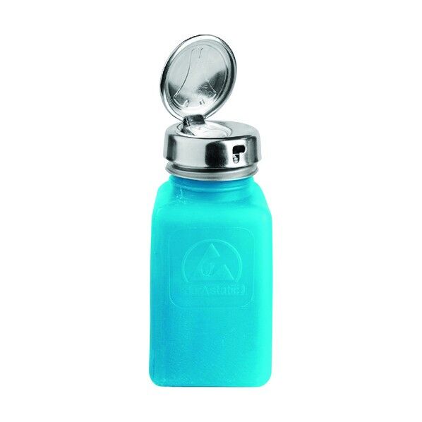 静電気拡散性ボトル 青色 テイクアロング ロック式 HDPE 180cc