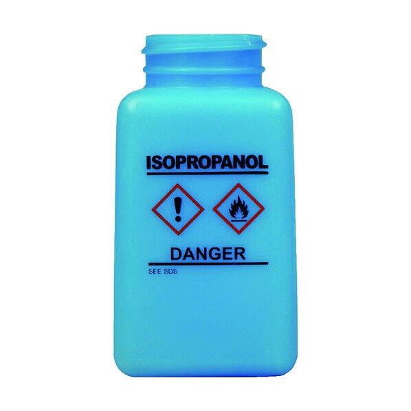 ボトル 青 GHS表示 イソプロパノールと印刷 180cc 35736 1点