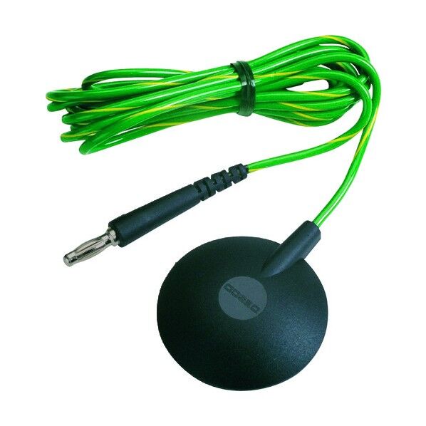 コード、接地、フロアーマット、バナナジャック 抵抗なし、1.83m 09816 1点