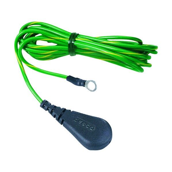 コード、接地、フロアーマット 10mm端子、抵抗なし、3.05m 09817 1点