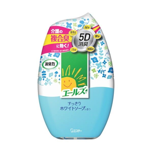 エールズ介護家庭用消臭力 すっきりホワイトソープ 12645 1個