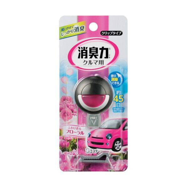 クルマの消臭力 クリップタイプ フローラル 3.2ml ST12494...