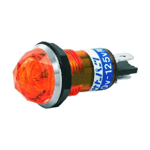 ネオンブラケット ダイヤカット型 AC100V～125V 赤 BN-23-1-R 1個