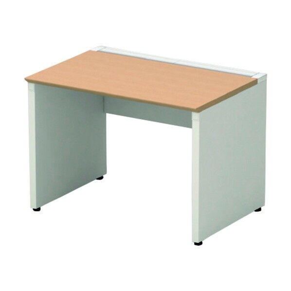 689214)片面デスク ベースセット ST-K106W-B WM/W4 1点