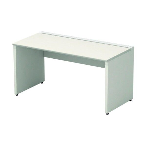 689207)片面デスク ベースセット ST-K146W-B W4/W4 1点