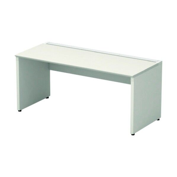 689204)片面デスク ベースセット ST-K166W-B W4/W4 1点