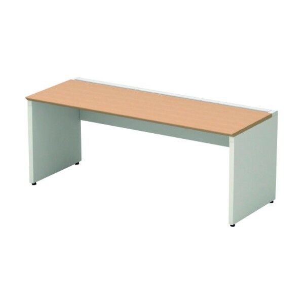 689202)片面デスク ベースセット ST-K186W-B WM/W4 1点