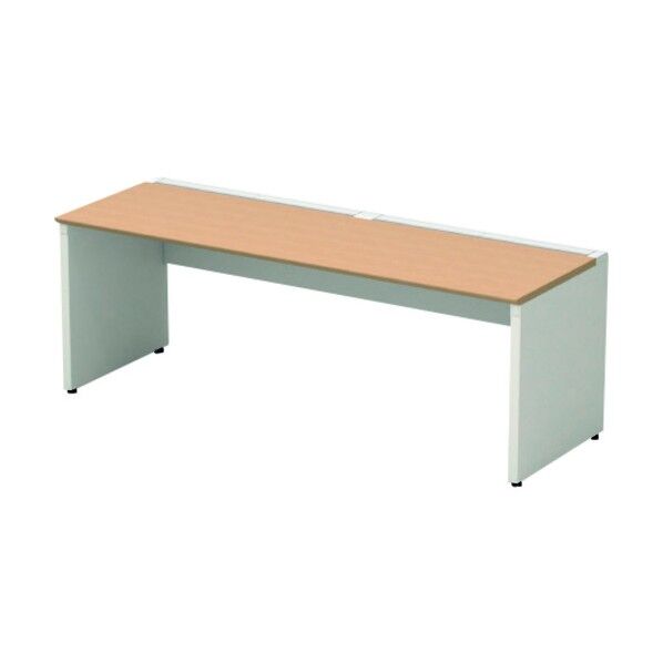 689199)片面デスク ベースセット ST-K206W-B WM/W4 1点