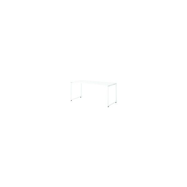 プラス 632110)SQ デスク(配線口付) SQ-W166H W4/W4 1点