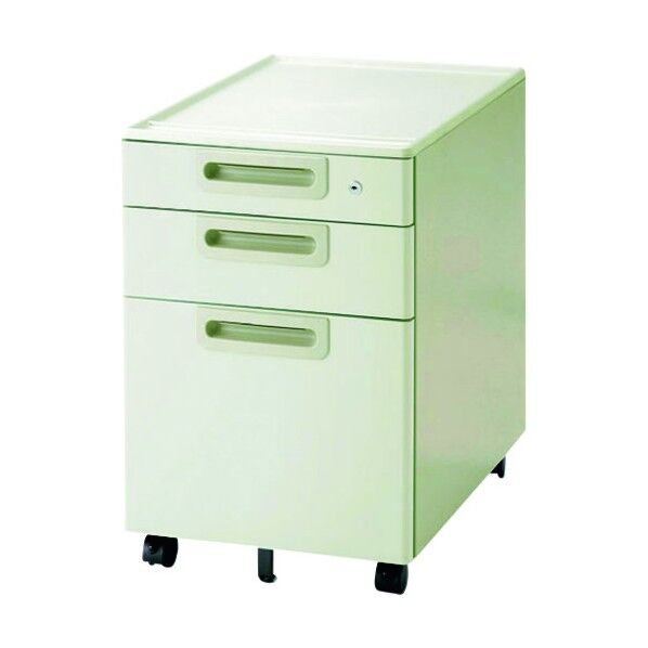 779375)LA サイドキャビネット LA-046SC-B3 LGY 1点