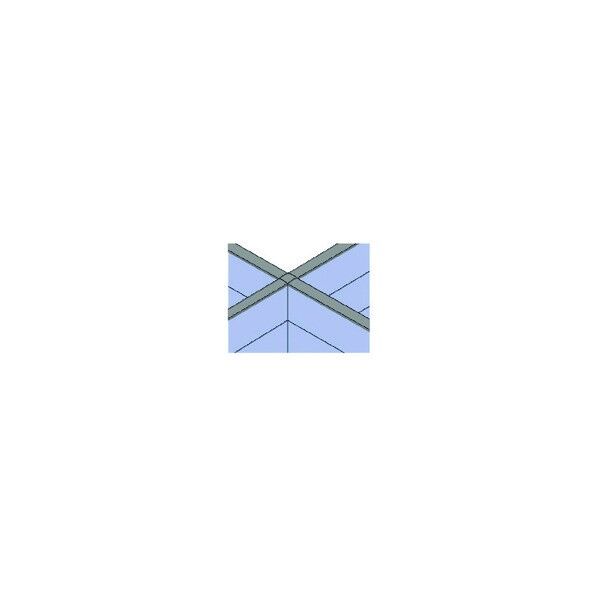 625155)LF 連結部材 高さ同位置 LF-10R-90X DGY 1点