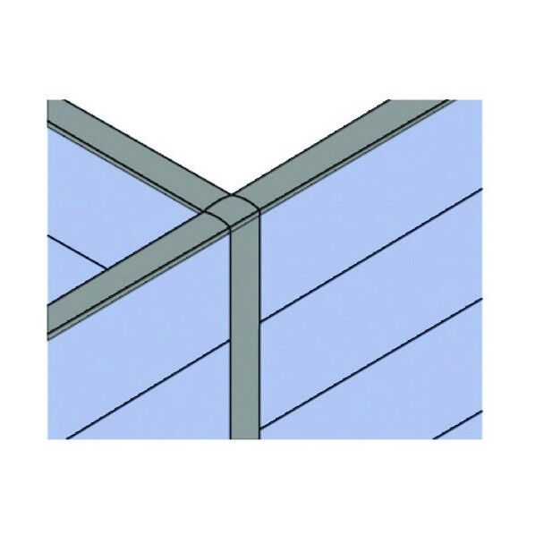 625152)LF 連結部材 高さ同位置 LF-13R-90T DGY 1点