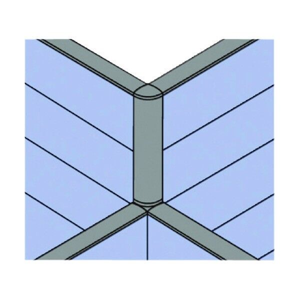 627438LF 連結部材段差2段 LF-1913D-90X3 DGY 1点