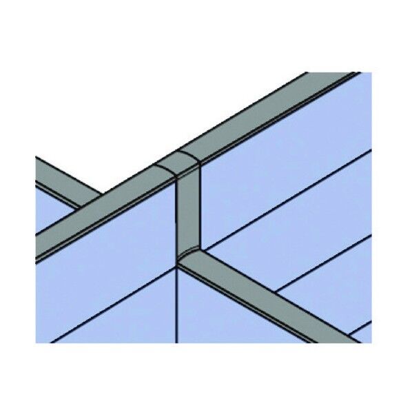 625192LF 連結部材段差1段 LF-1916D-90X2 DGY 1点