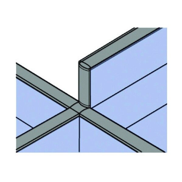 625198LF 連結部材段差1段 LF-1916D-90X4 DGY 1点