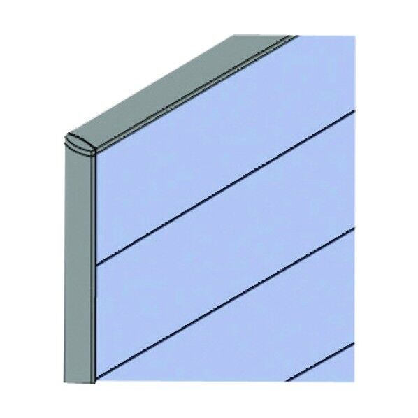 625211)LFパネル パネルエンド用カバー LF-19E DGY 1点