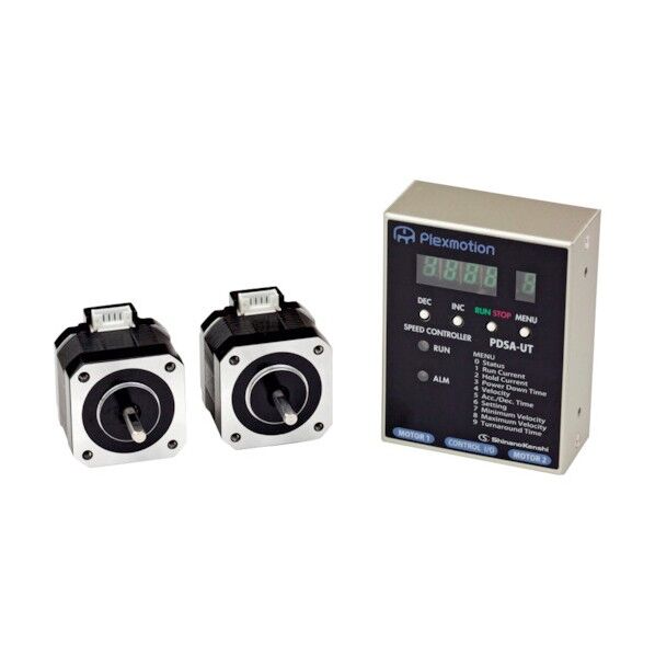 2軸同時駆動スピードコントローラ&ステッピングモータ2台セット CSA-UTシリーズ CSA-UT60D3D 1点