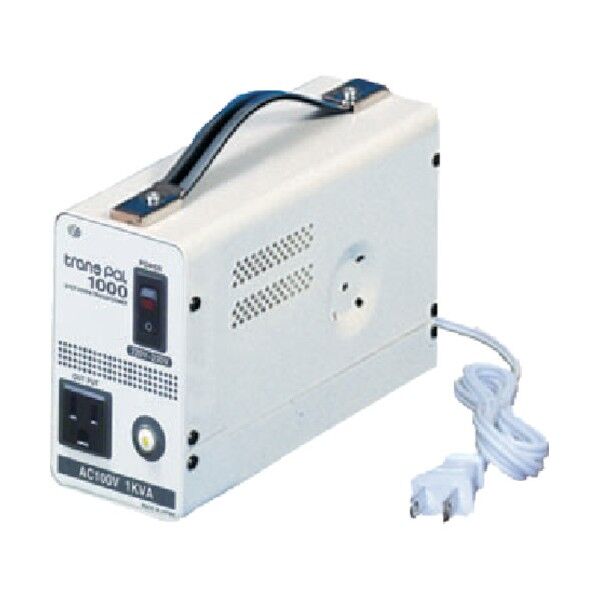 海外用トランス 携帯タイプ入力AC220-230V 出力AC100V PAL-1000EP 1点