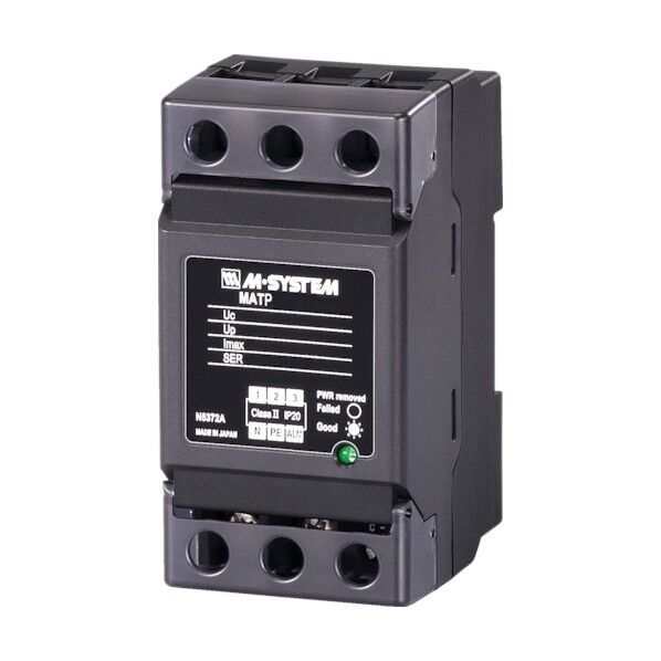 三相一体形電源用避雷器