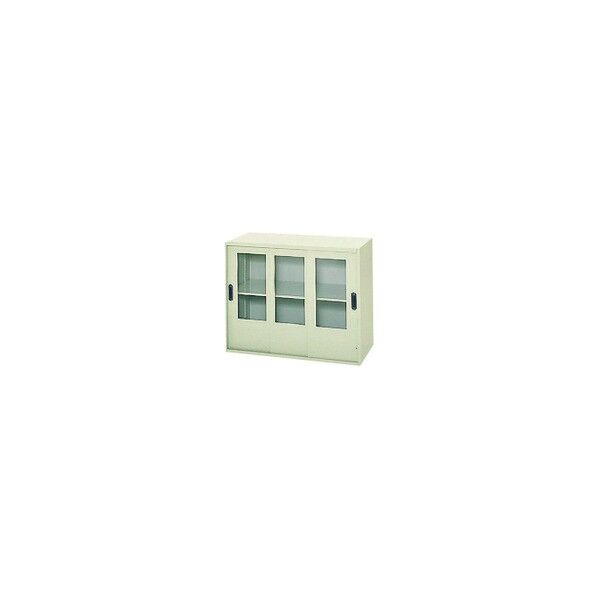 プラス 615968)LX-5 ガラス3枚引違い保管庫 L5-E70SG LGY 1点