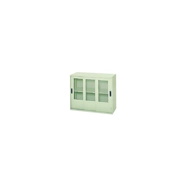 プラス 635947)LX-5 ガラス3枚引違い保管庫 L5-G70SG LGY 1点