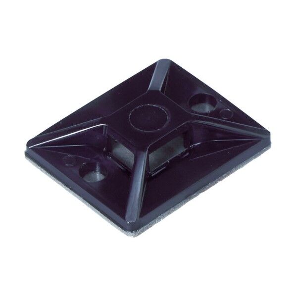 結束バンド用固定具(超強力粘着多用途テープ付) 黒 MTO 30 EX 10/P 10個