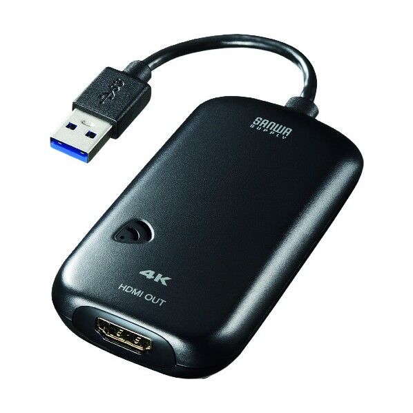 USB3.0-HDMIディスプレイアダプタ(4K対応) USB-CVU3HD2 1点