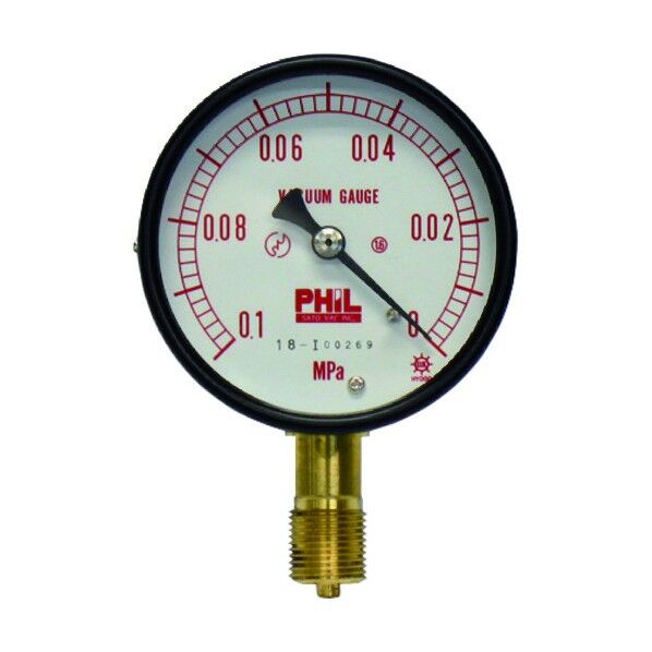 ブルドン管真空計 730300 1点