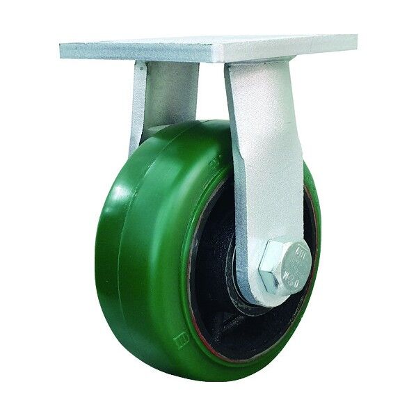 鍛造型 重荷重用 耐熱ウレタン車 固定 152mm TP7360R-01-PCI 1個