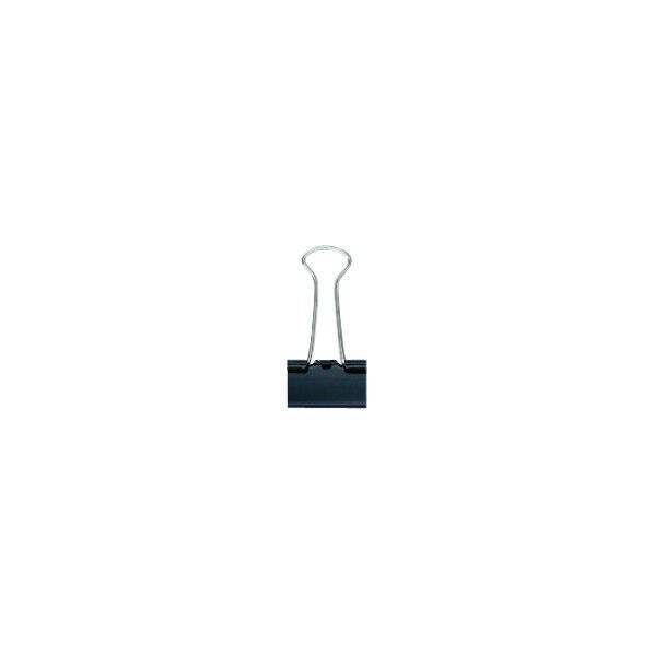 プラス 35583)ダブルクリップ 小 黒 CP-105-10P 100個