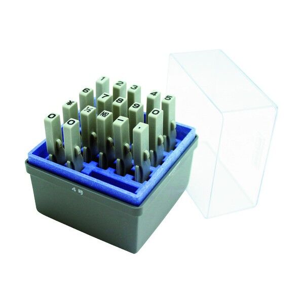 柄付ゴム印連結式数字0号ゴシック体