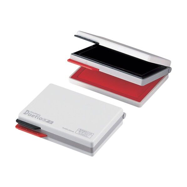 デュエットスタンプ台 黒/赤 HFW-2EC 1個