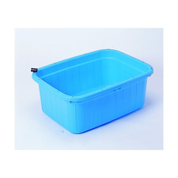 pla 6 キングタライ 角型水抜き栓なし 110L B ブルー