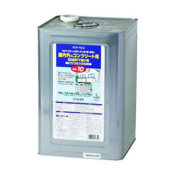 水性塗料下塗り剤No.10 半透明ブルー 14L 258840 1点