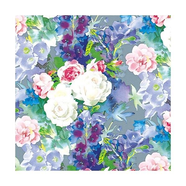 シモジマ 包装紙 ホワイトローズ 銀 半才 002411818 50枚...