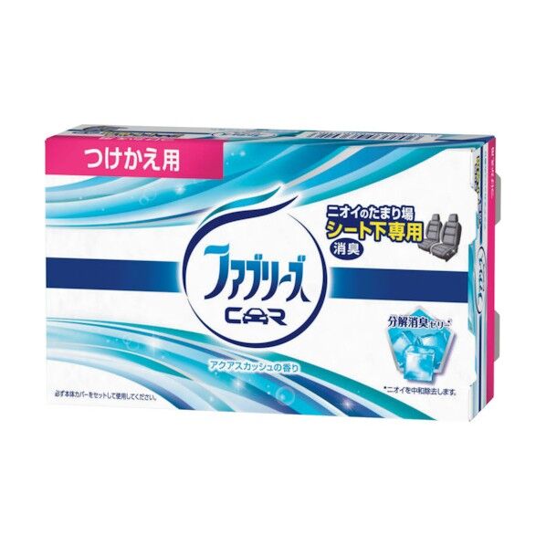 クルマ用置き型ファブリーズ アクアスカッシュの香り つけかえ用 130G 1個